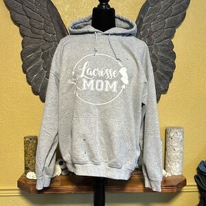 Gildan Lacrosse Mom Hoodie Sweater